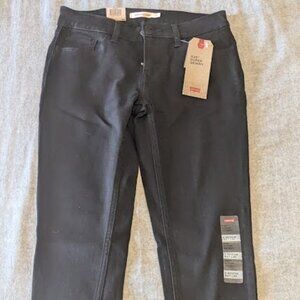 NWT Levi’s 535 Black Super Skinny Jeans - 27x30